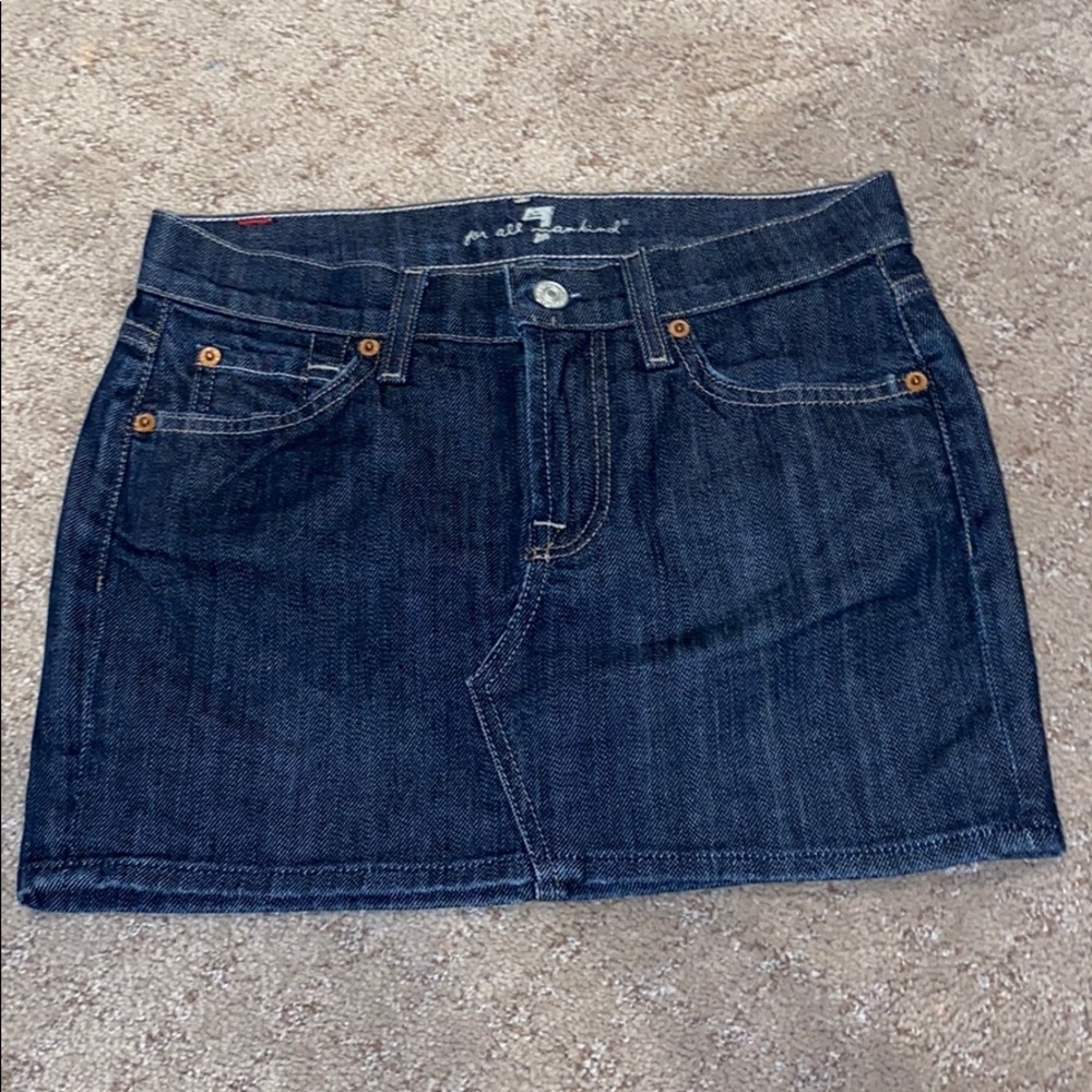 7 for all mankind skirt